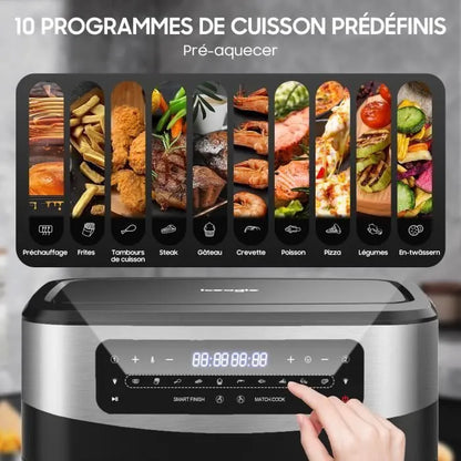 AirFryer | Double Compartiment 12L | Cuisson Croustillante et Saine